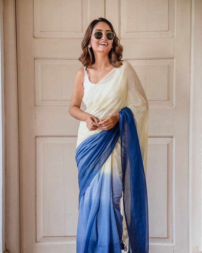 FASHION THAT'S TRENDING PREMIUM LINEN COTTON SAREE