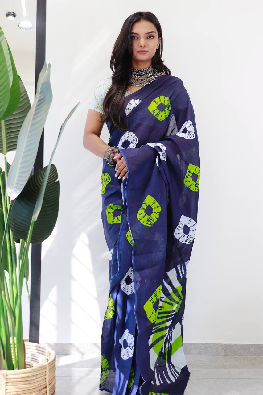 MY DESI AVATARPREMIUM LINEN COTTON SAREE