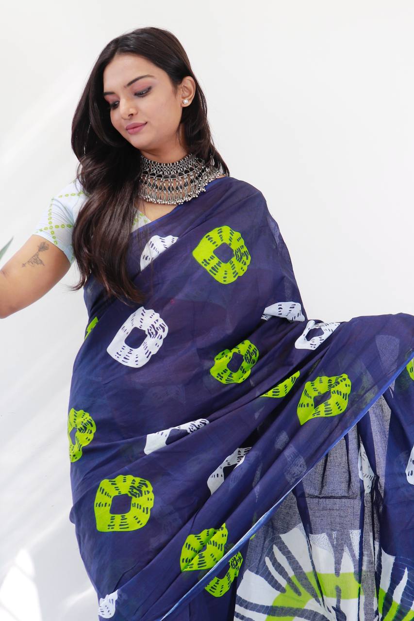 MY DESI AVATARPREMIUM LINEN COTTON SAREE