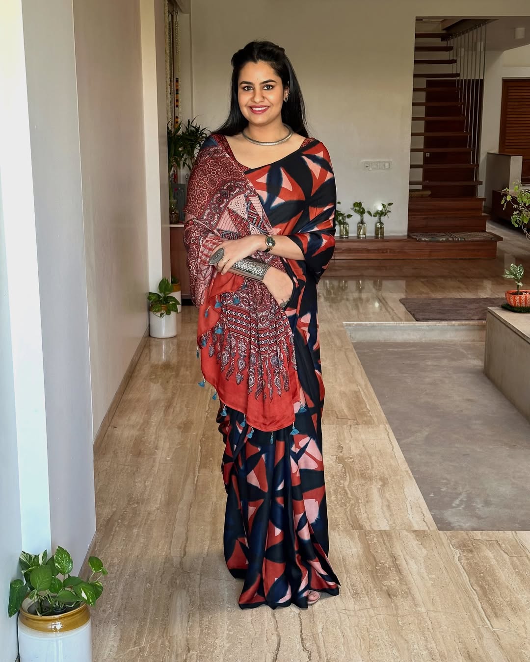 FASHION IS EVERYTHING MODAL SATIN SILK SAREE