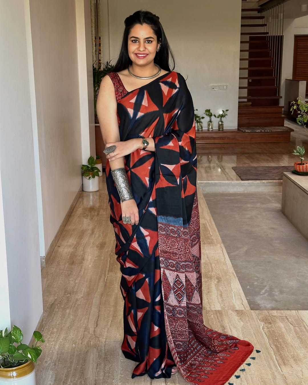 FASHION IS EVERYTHING MODAL SATIN SILK SAREE